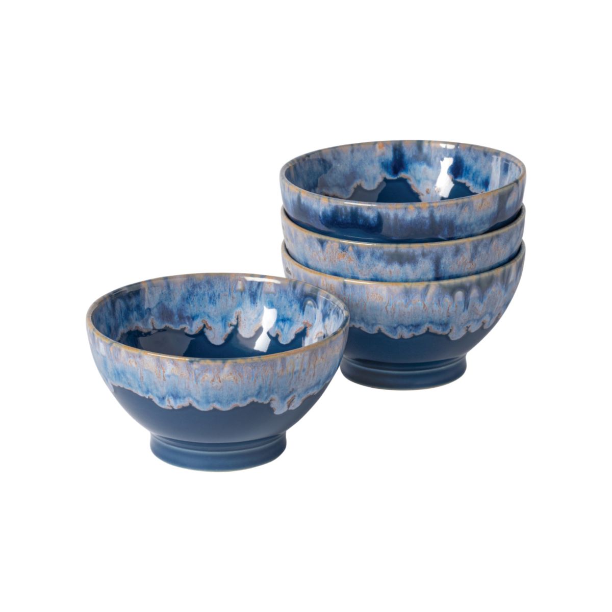 Denim Blue Soup/Cereal Latte Bowl
