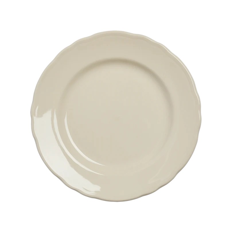Scalloped Whites App Plate (7.25") - Image 2