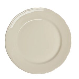 Scalloped Whites Main Plate (10.625")