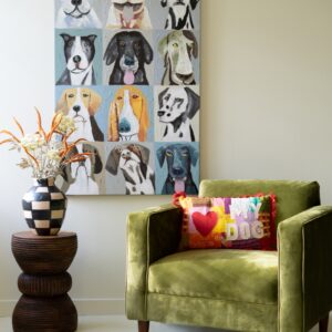 12 Emotional Dogs Acrylic Painting