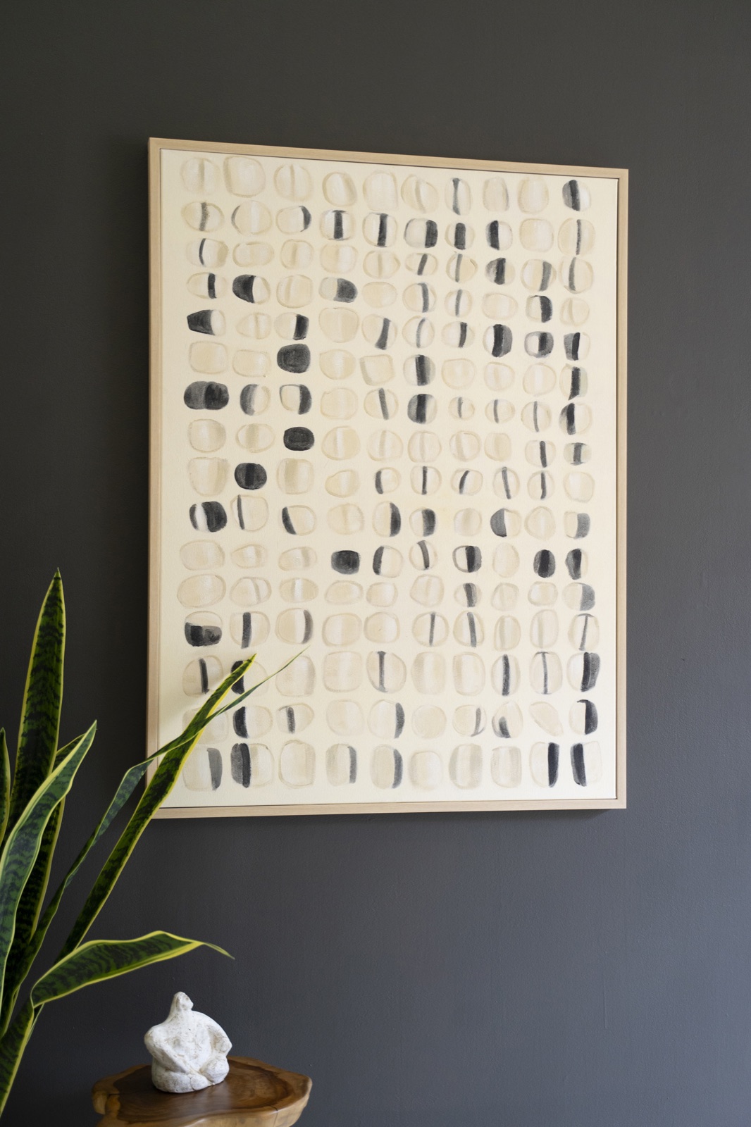 Framed Acrylic Painting - Abstract