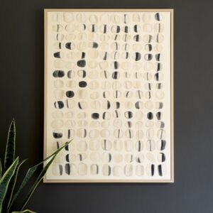 Framed Acrylic Painting - Abstract