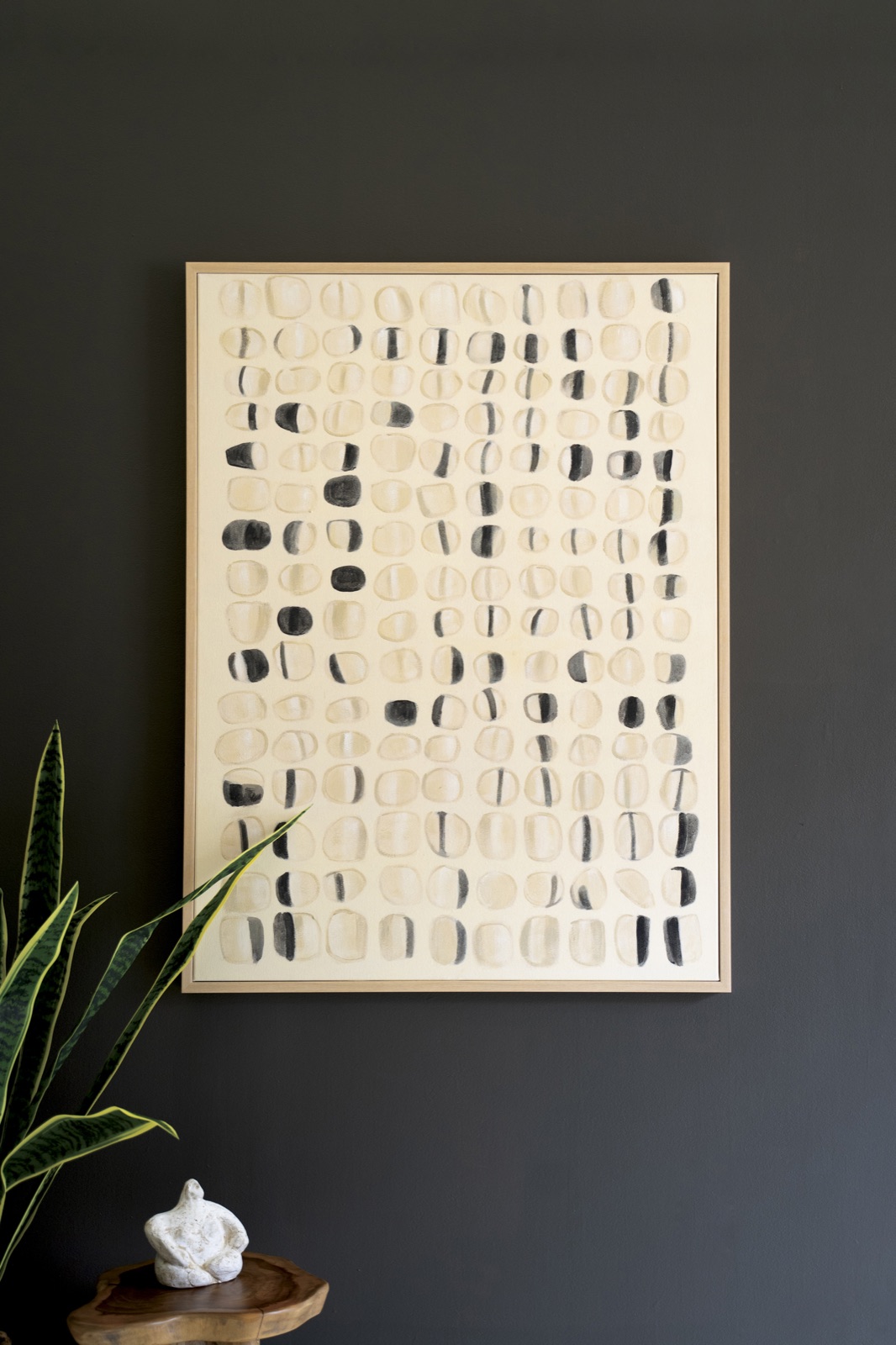 Framed Acrylic Painting - Abstract