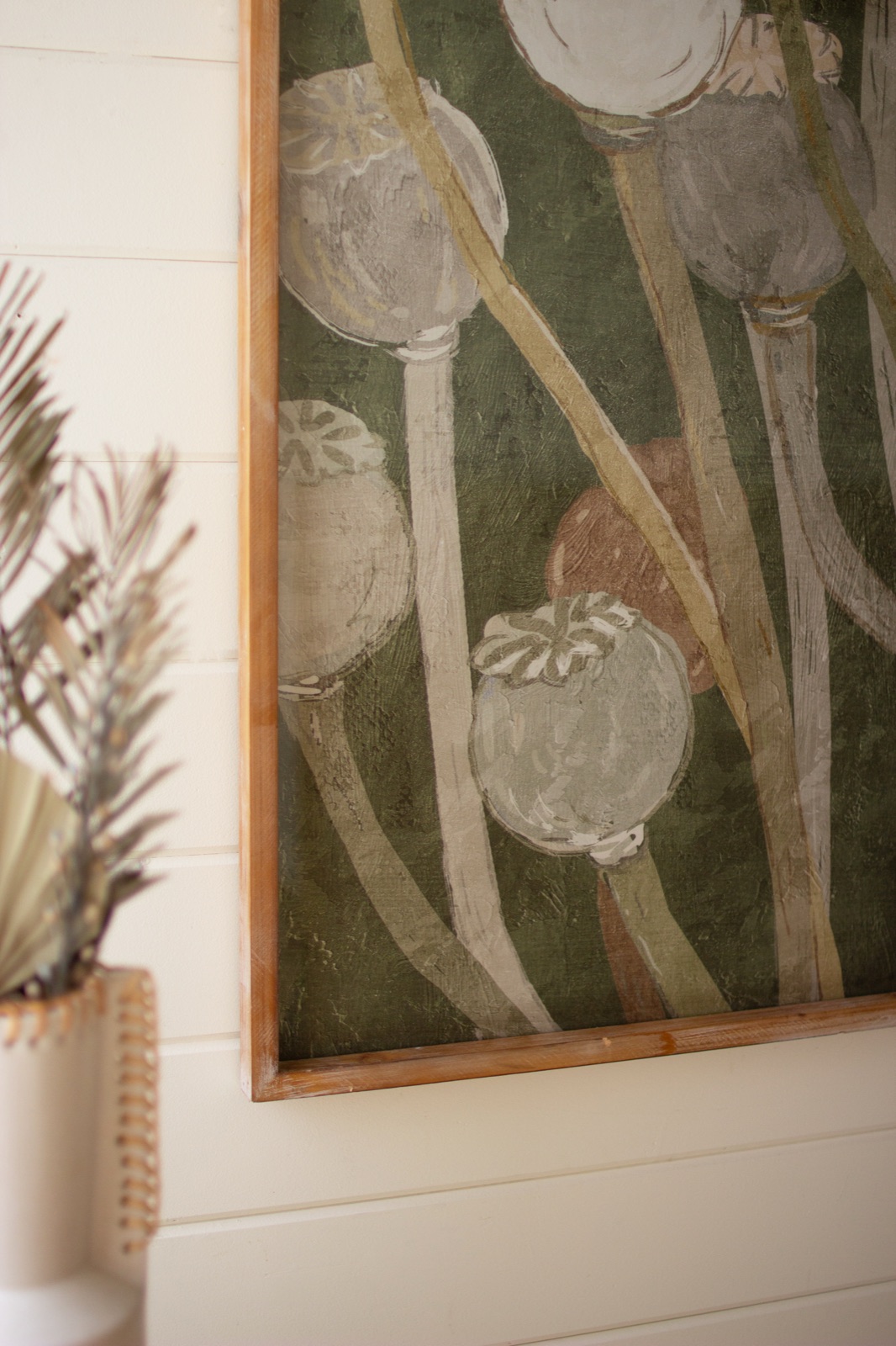 Poppy Print Under Glass