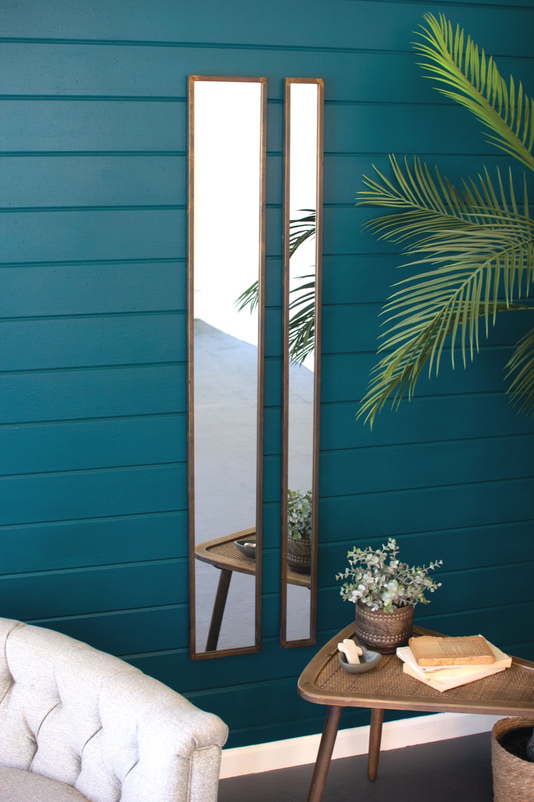 Tall Thin Wall Mirror - 4" Wide