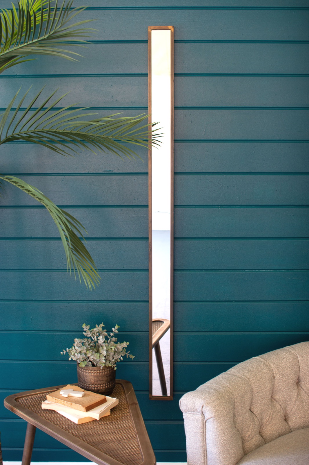 Tall Thin Wall Mirror - 4" Wide