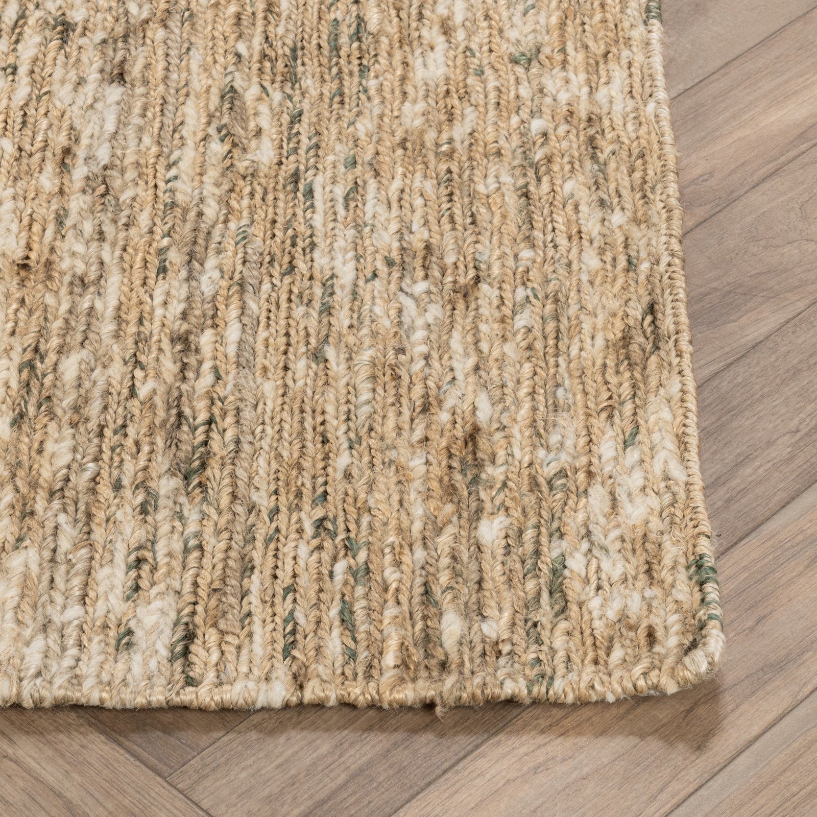 Hayward Soumak Jute Natural Green Rug - view 3