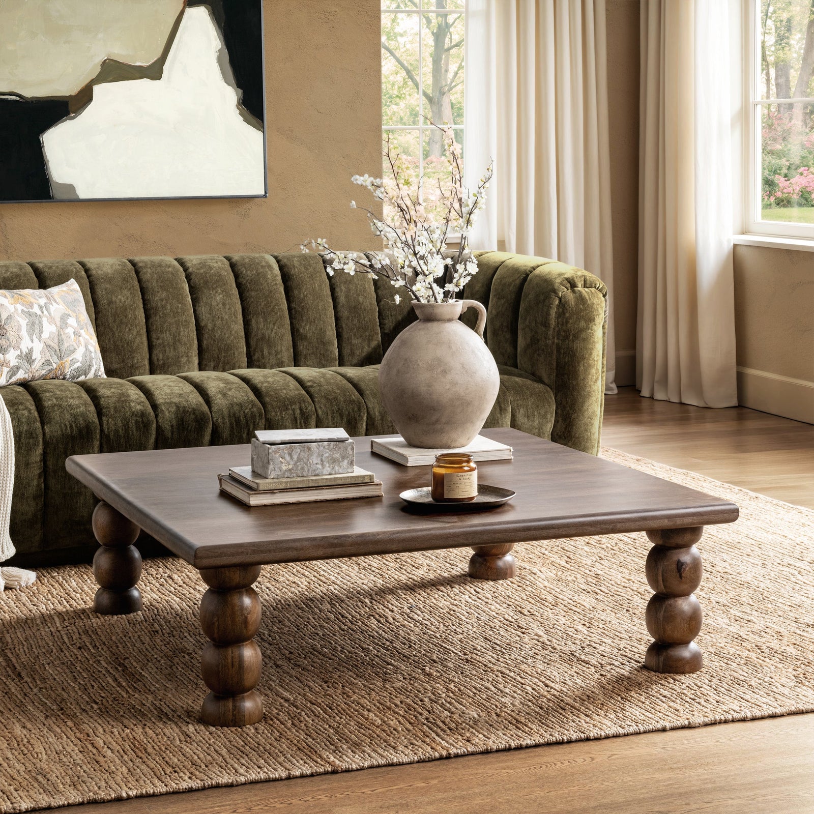 Soumak Jute Natural Rug - view 2