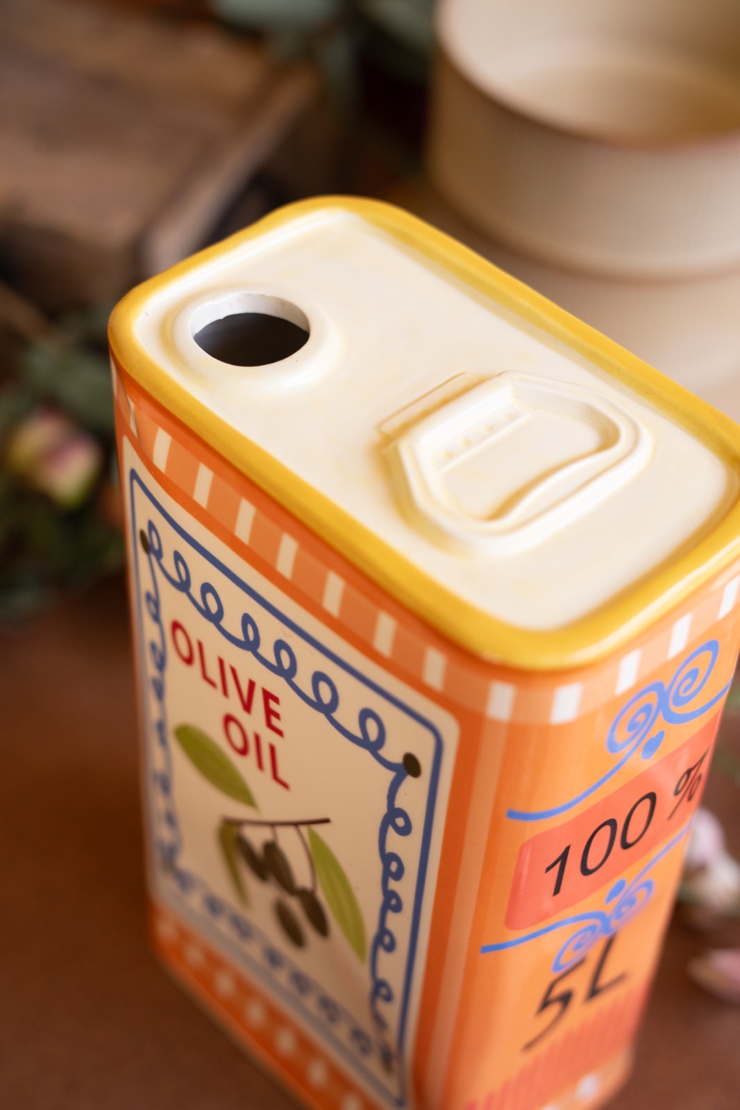 Ceramic Olive Oil Vase