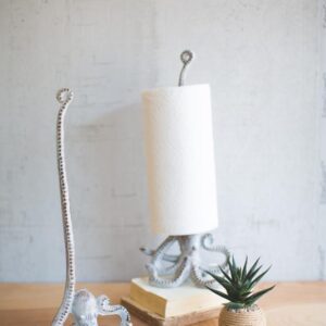 Cast Iron Octopus Paper Towel Holder