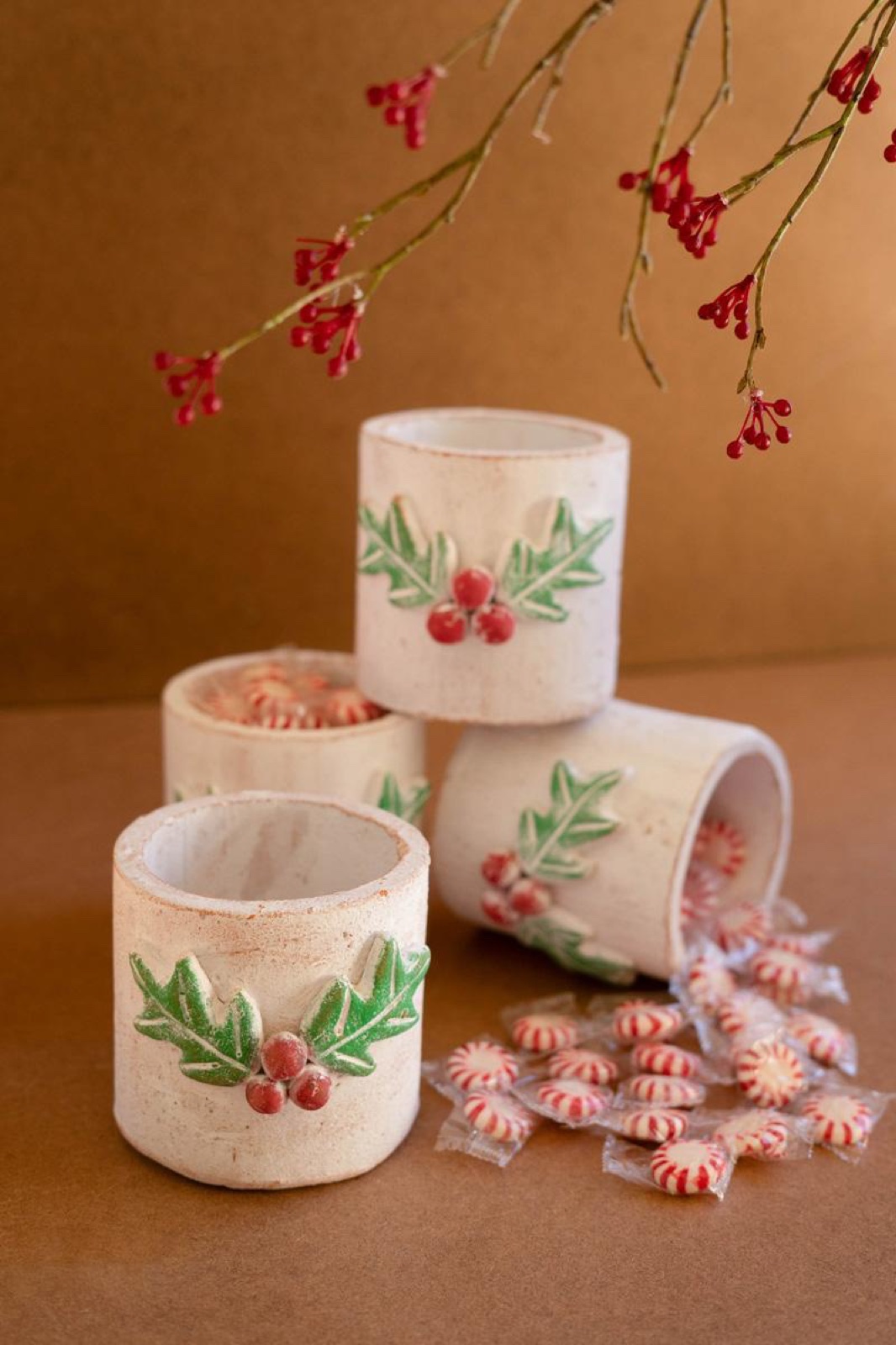 Clay Container - Holly