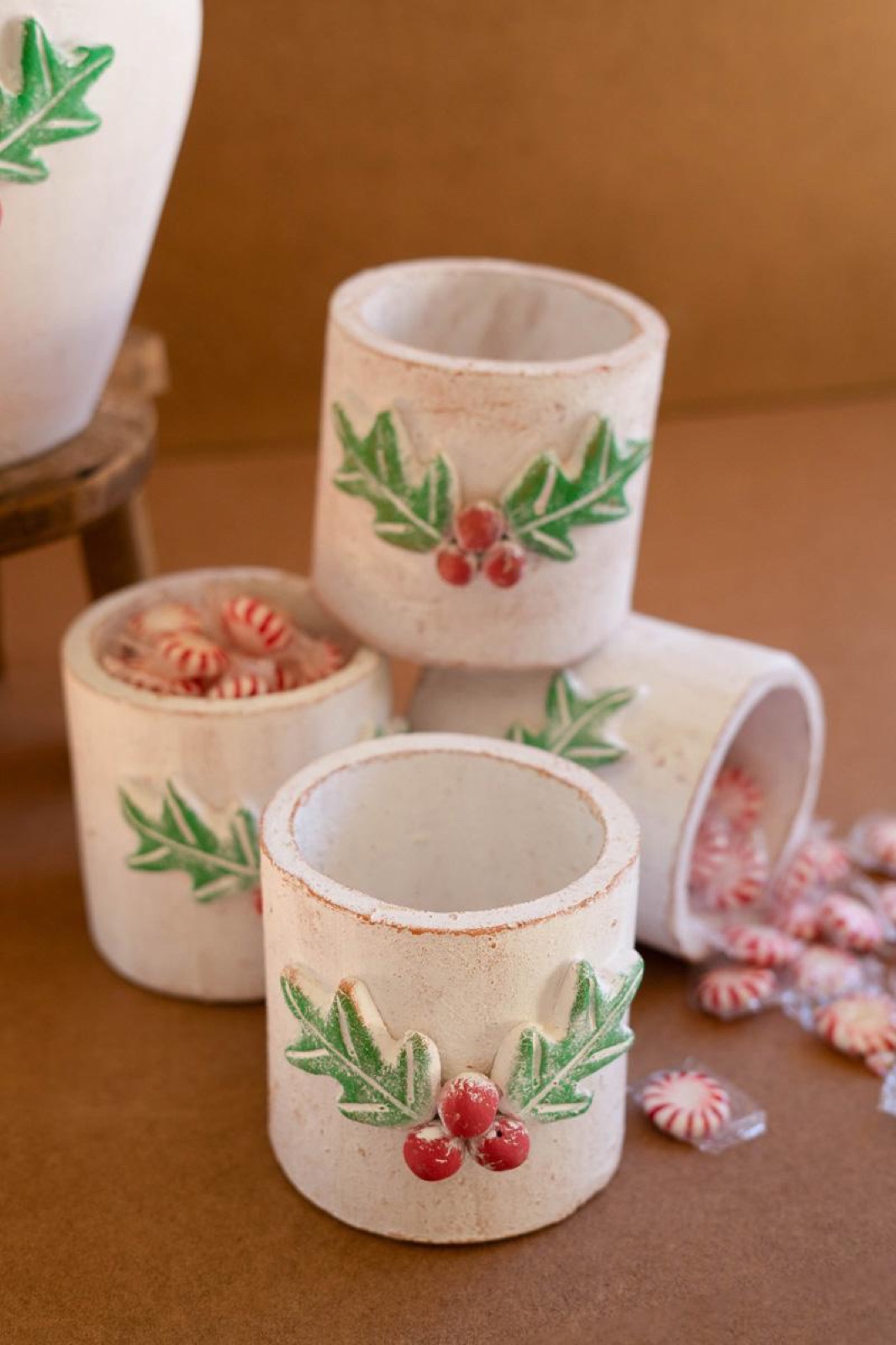Clay Container - Holly