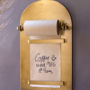 Antique Brass Magnetic Note Roll (min 2)