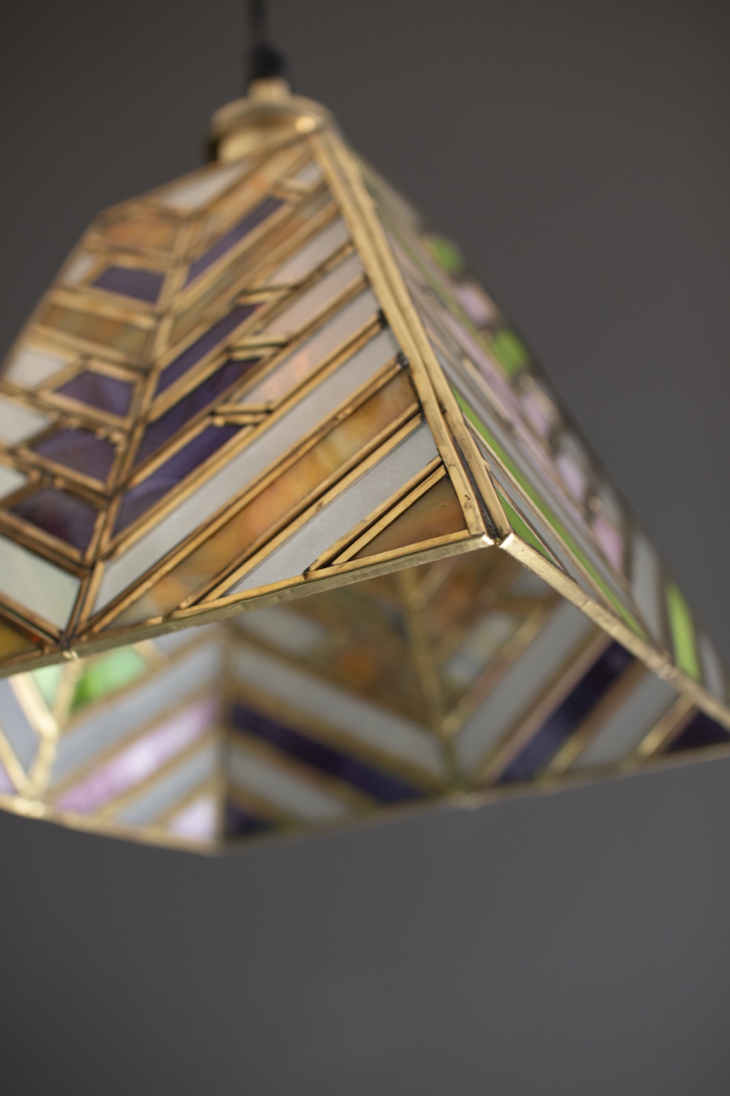 Stained Glass Pendant Lamp #3