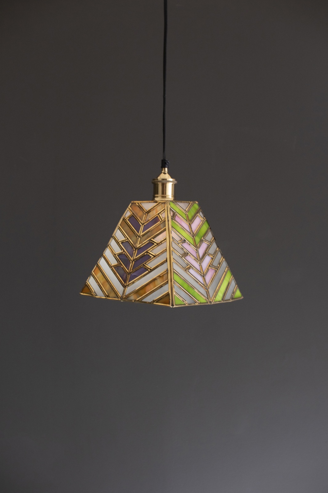 Stained Glass Pendant Lamp #3
