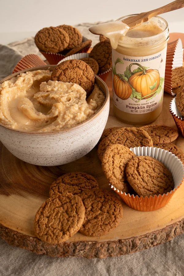 Whipped Honey with Pumpkin Spice 3 oz. Jar - Image 2