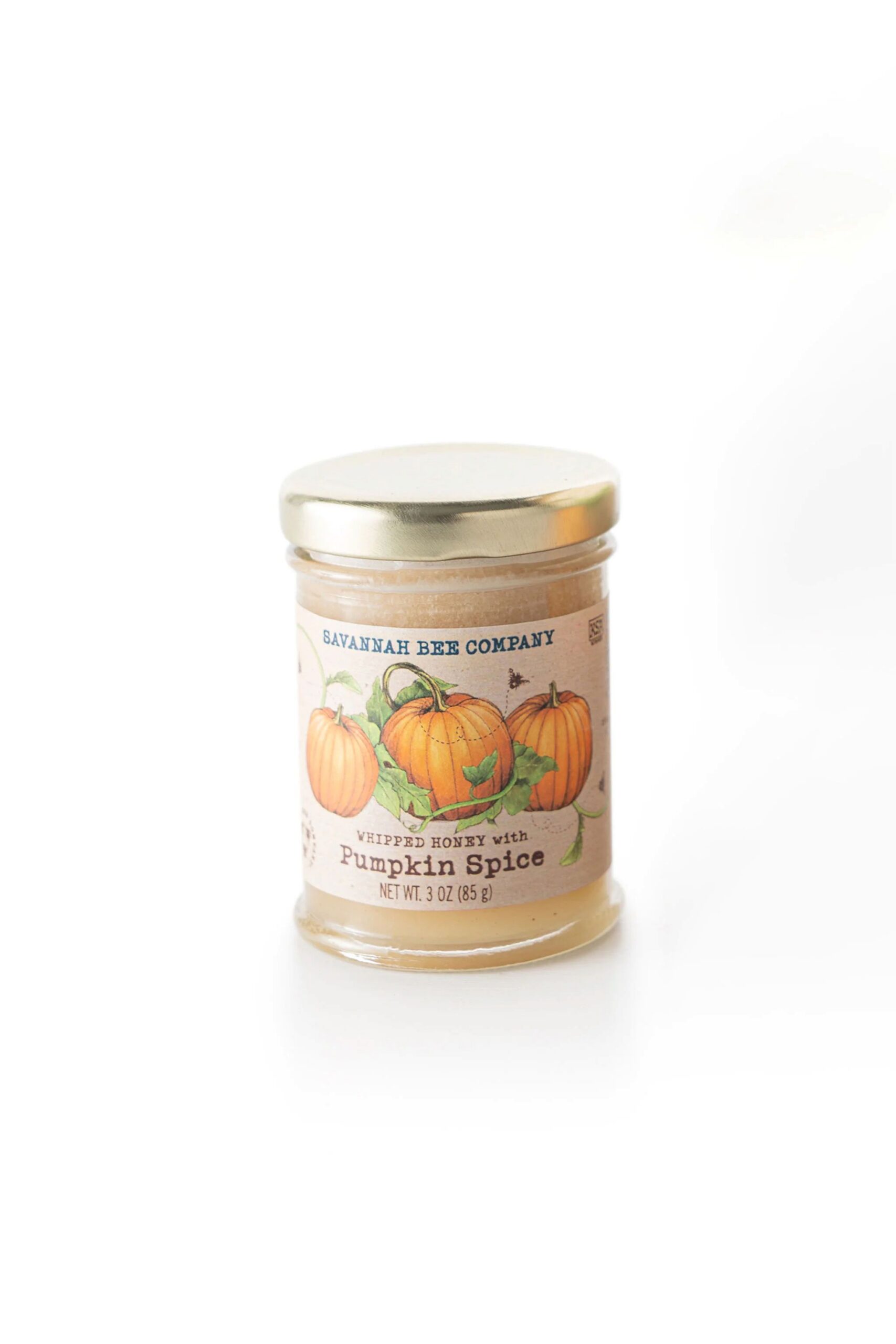 Whipped Honey with Pumpkin Spice 3 oz. Jar