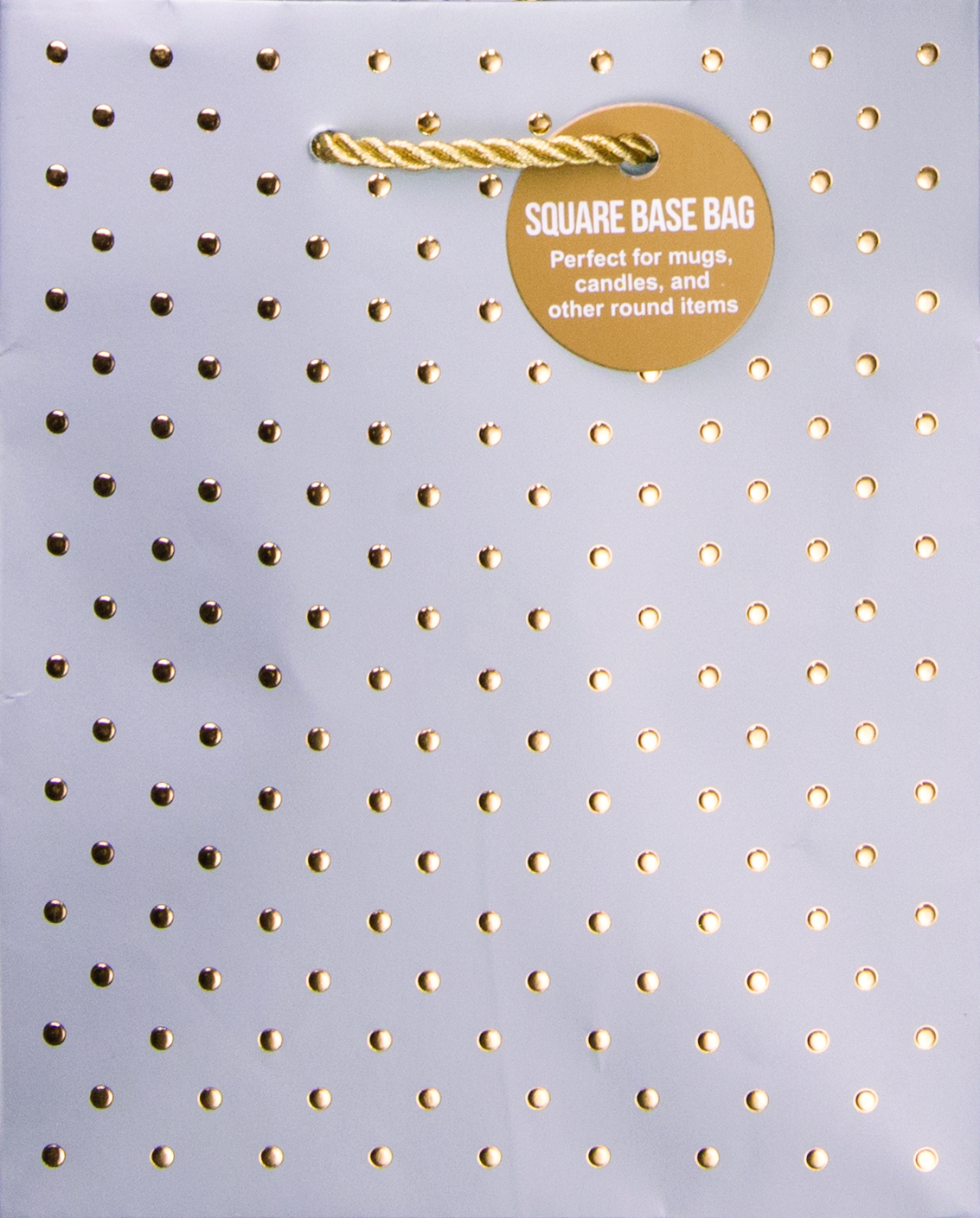 Silver Gold Swiss Dots Gift Bag