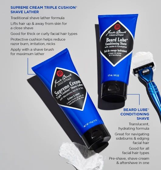 Jack Black Supreme Cream Triple Cushion® Shave Lather - Image 3