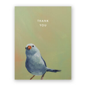 Blue Bird Thank You Card Set of 8