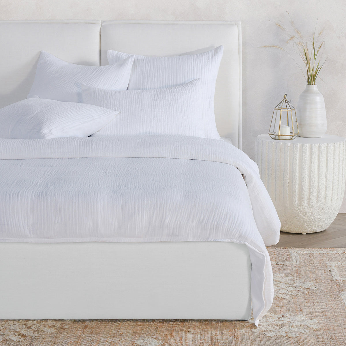 Cardiff White Duvet Set