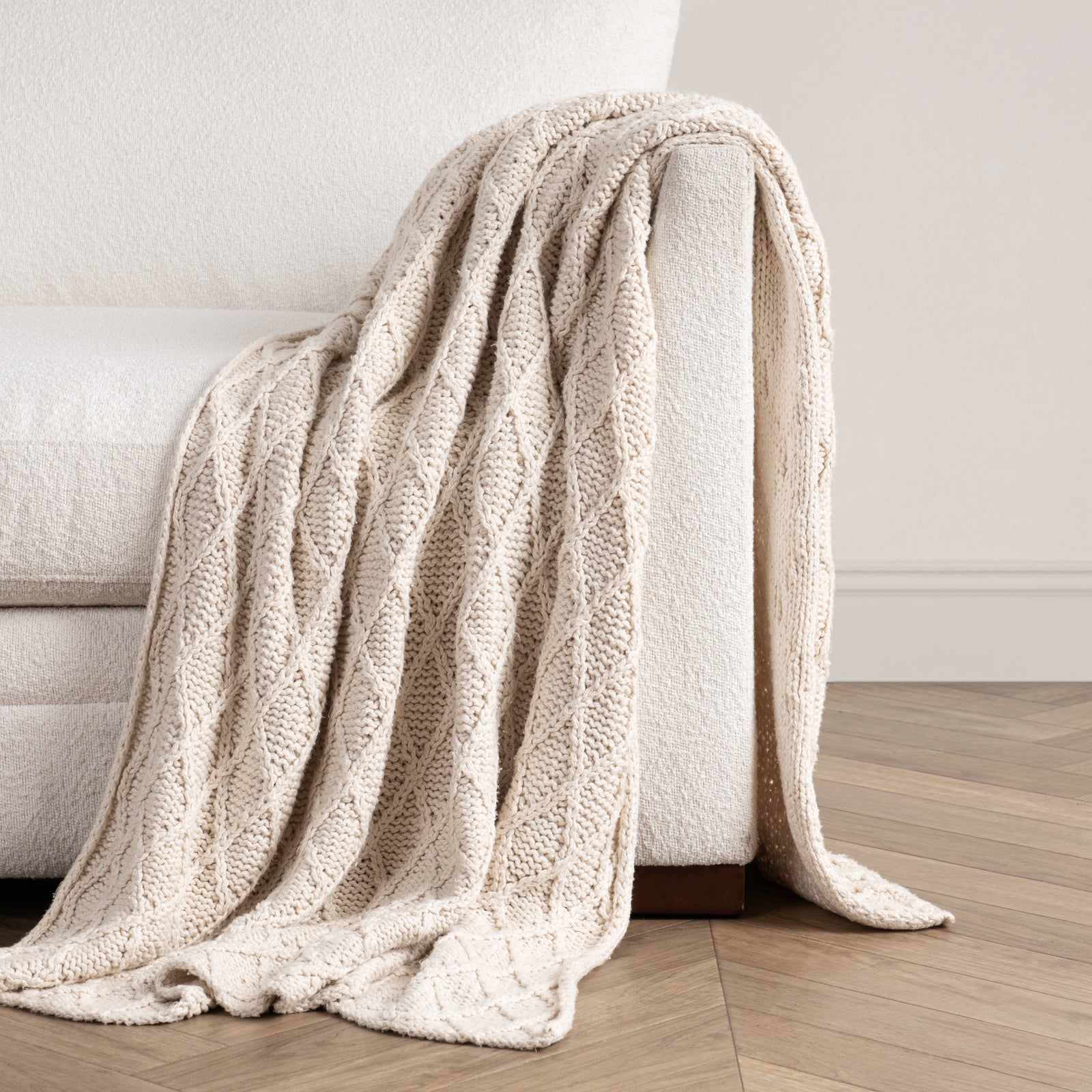 Catalina Ivory Throw - view 4