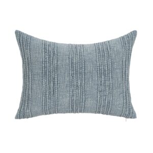 Gratitude Sea Fog Blue Pillow