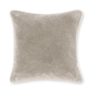 Heirloom Velvet Silver Pillow