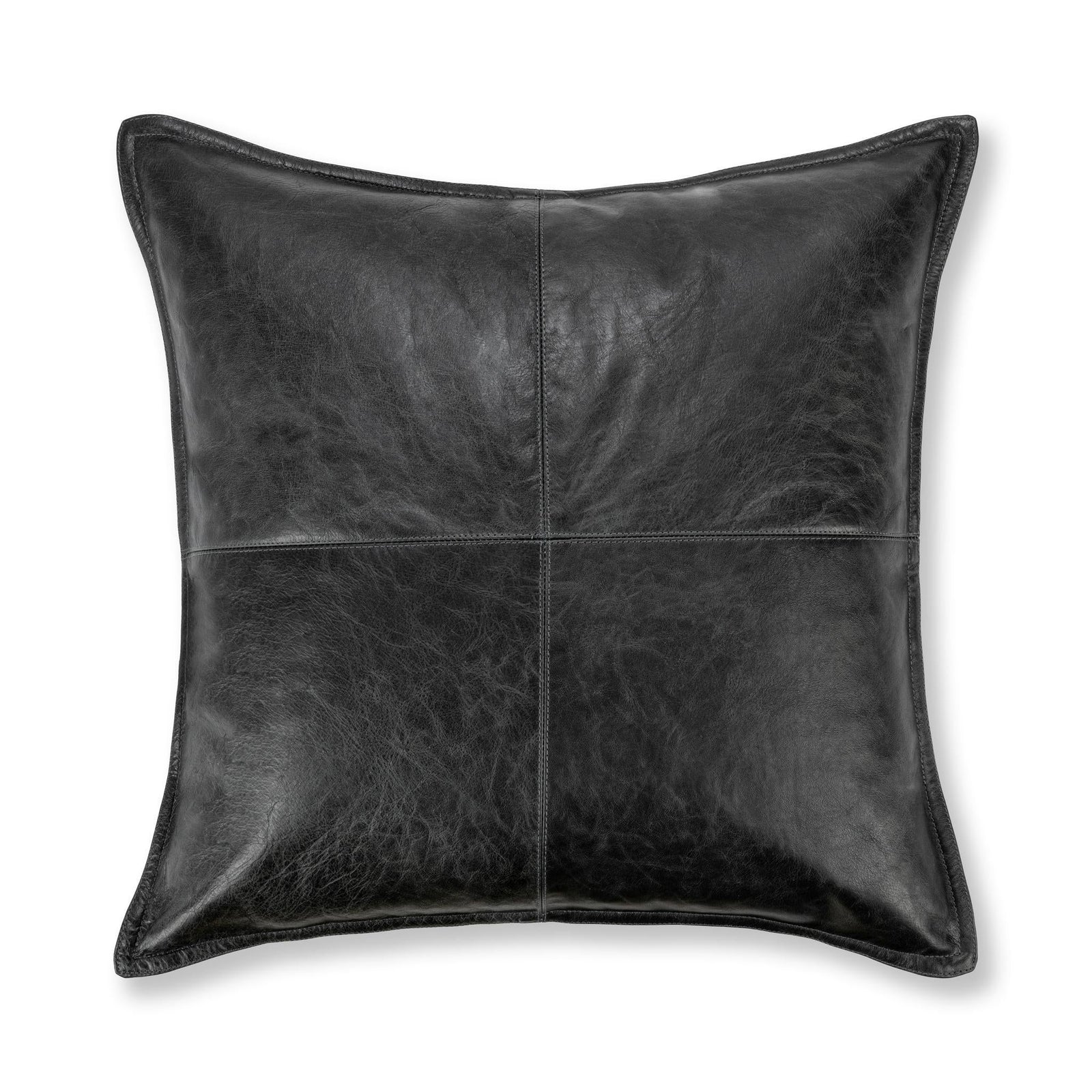 Leather Dexter Onyx Pillow