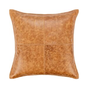 Leather Dumont Chestnut Pillow