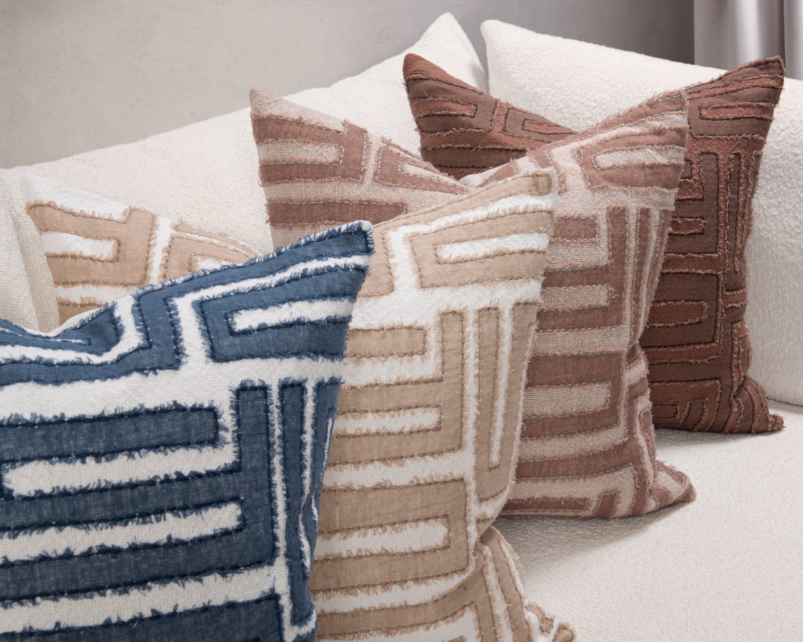 Mateo Azul Blue Pillow - view 3