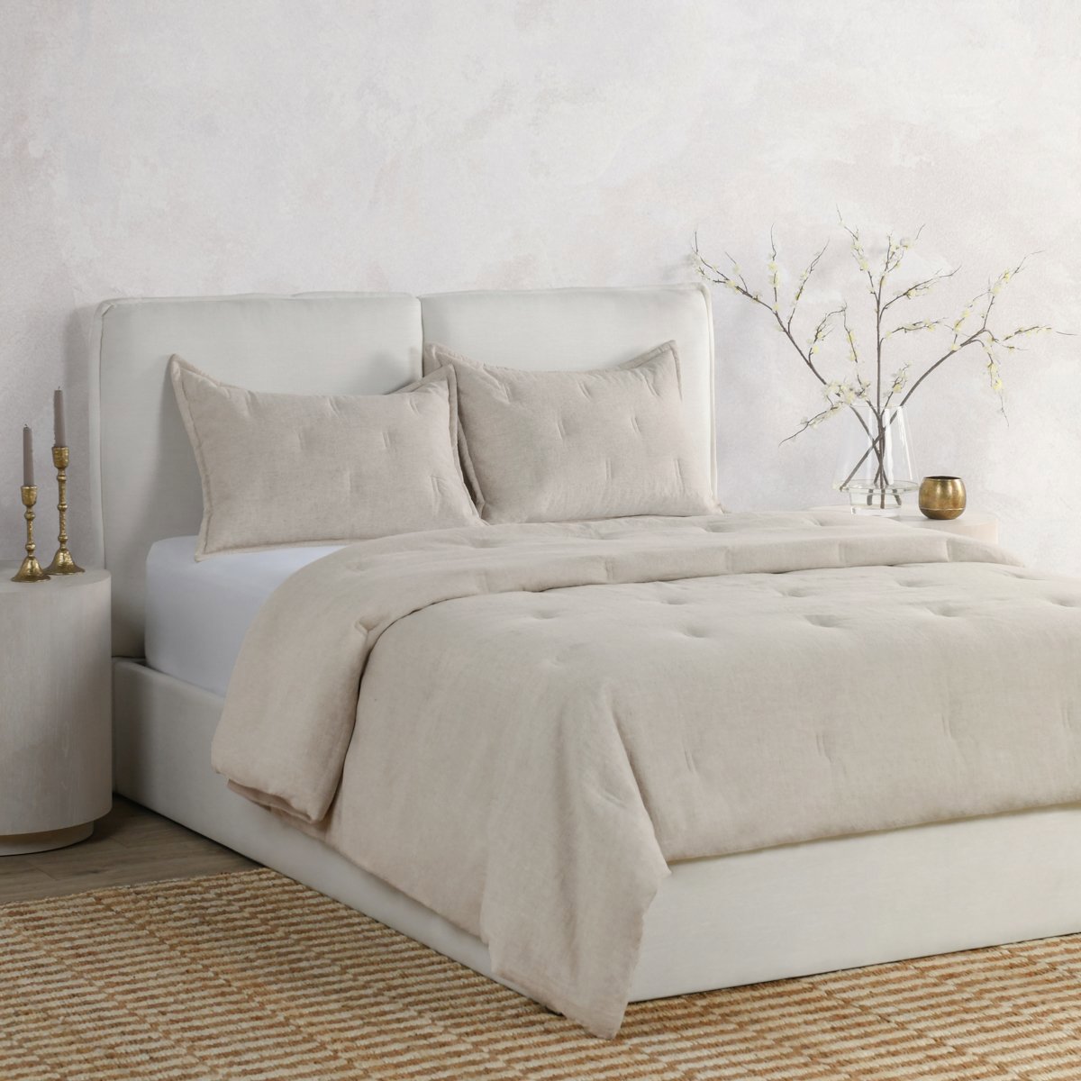 Talia Natural Comforter Set