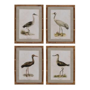 Wading Bird Prints, Set of 4