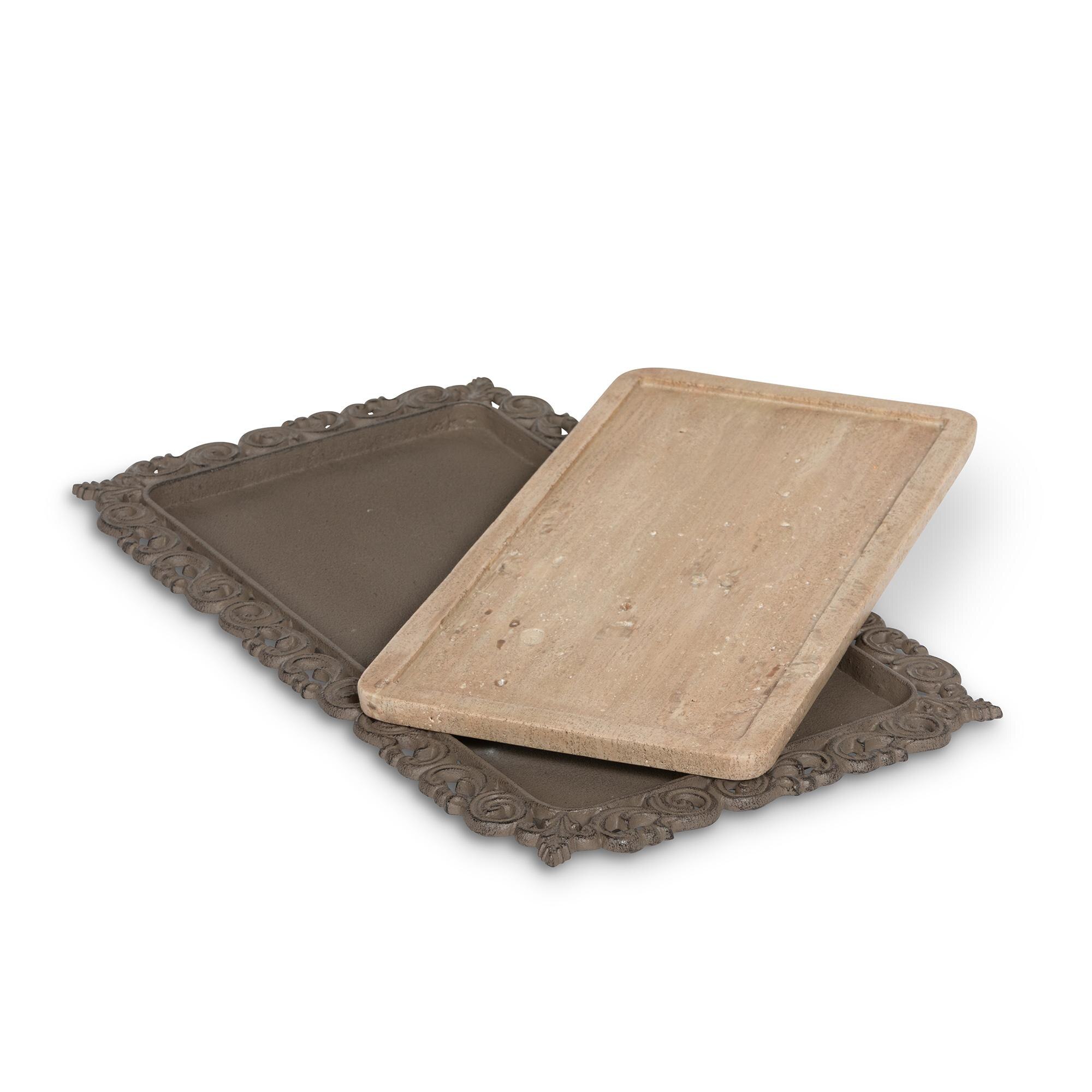 Acanthus Marble Serving Tray - view 3