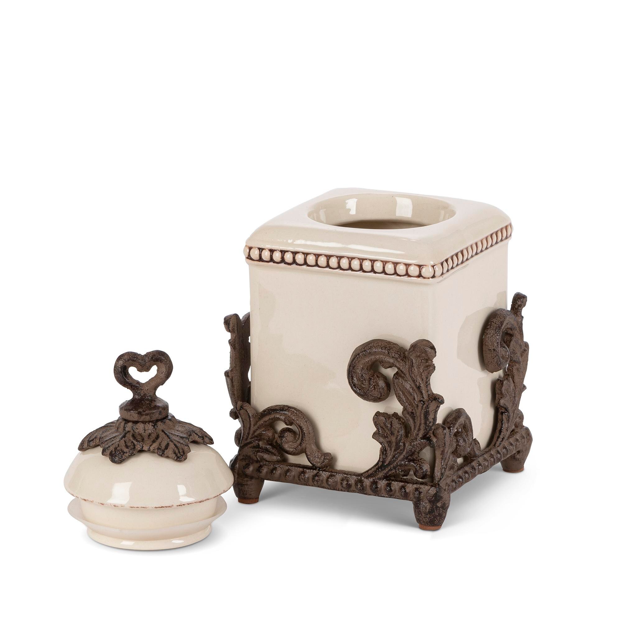Acanthus Stoneware Inspiration Jar - view 2