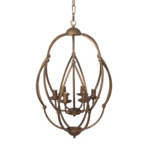 Raleigh Bronze Chandelier