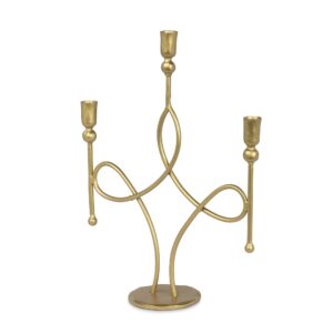 Scroll Candle Holder, 3 Arm