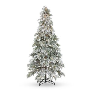 Flocked Down Swept Tree, 9'