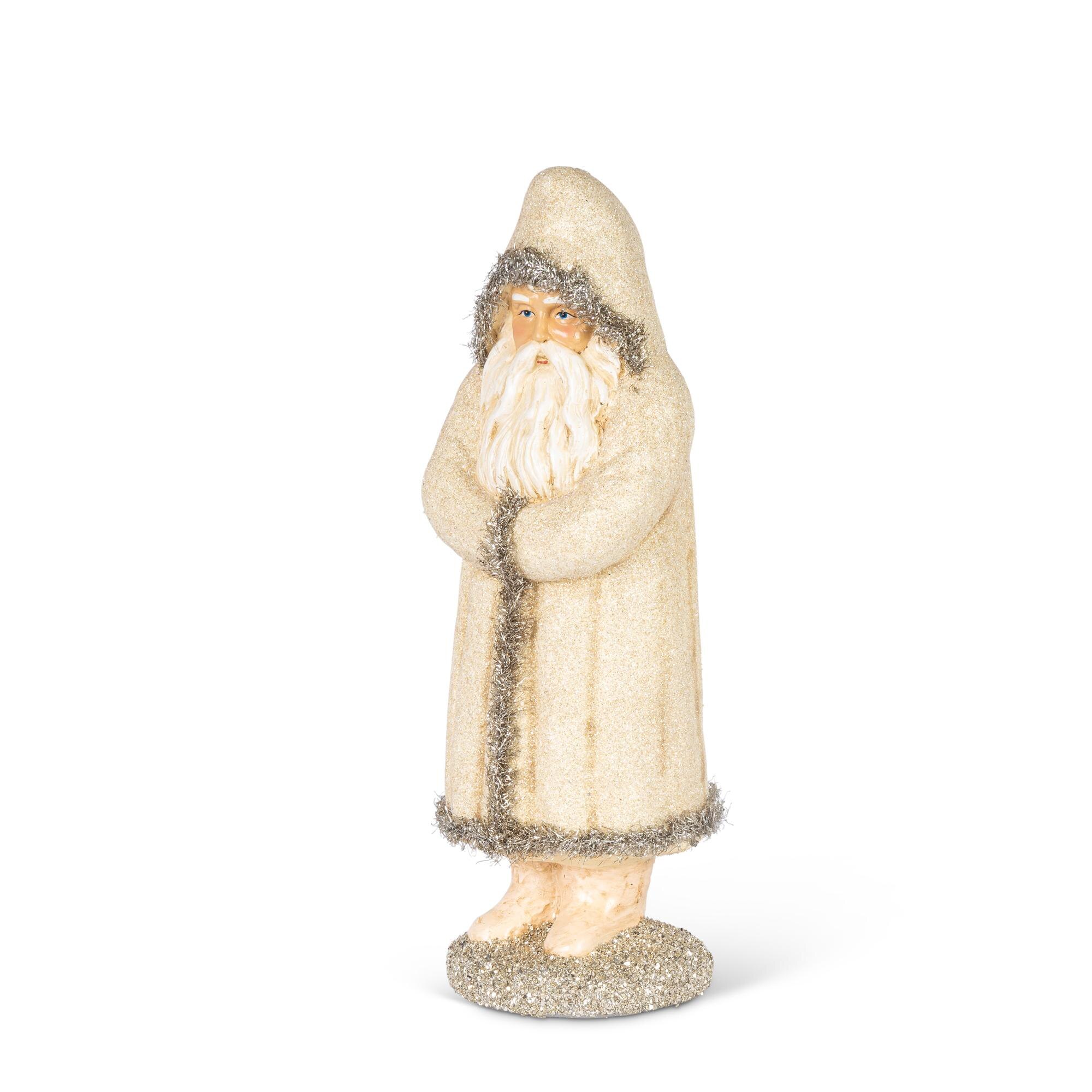 Paper Mache Santa with Tree, 15.25"H - view 2