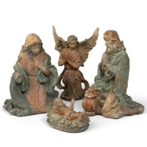 Painted Resin Nativity Figures, 5.91"H, Set of 4