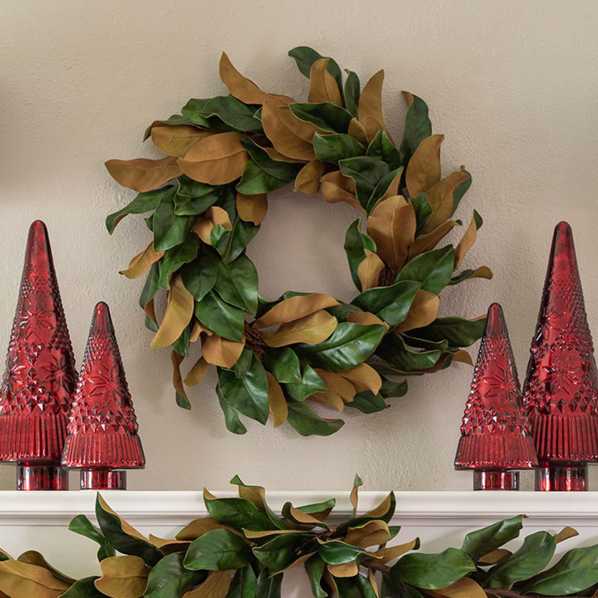 Estate Magnolia Wreath - view 3