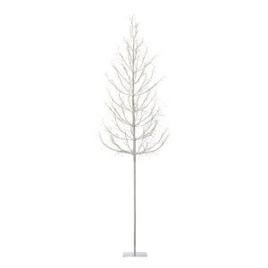 Winter White Adjustable Height LED Lighted Tree 7-8'