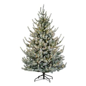 Flocked Blue Spruce Tree, 7.5'