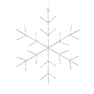 LED Snowflake with Twinkle Lights, 22"D